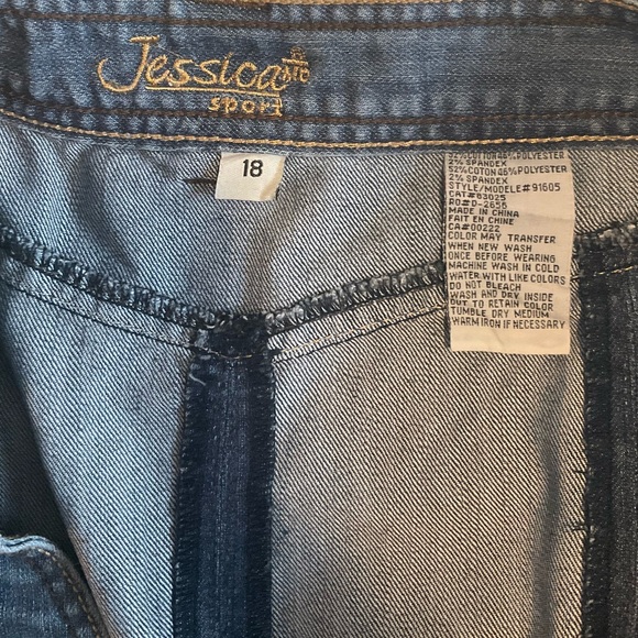 Jessica Blue Denim A-Line Skirt - Picture 2 of 8